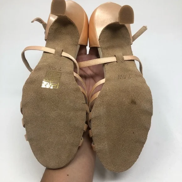 Capezio Social Dance Rosa Heels Size 7.5 - Picture 5 of 7